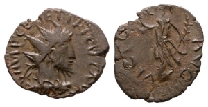 Tetricus I BI Antoninianus.