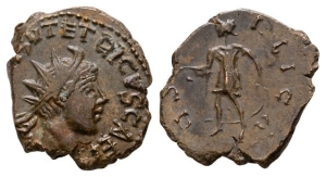 Tetricus II, as Caesar BI Antoninianus.