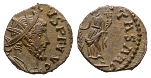 Tetricus I BI Antoninianus.