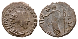 Tetricus I BI Antoninianus.
