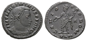 Maximinus II BI Nummus.
