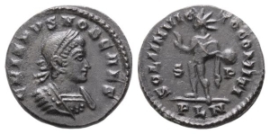 Crispus, as Caesar BI Nummus.