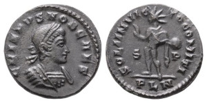 Crispus, as Caesar BI Nummus.