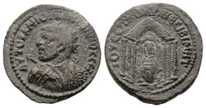 Philip I AE 26mm of Nisibis, Mesopotamia.