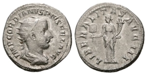 Gordian III AR Antoninianus.
