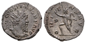 Postumus, Romano-Gallic Emperor BI Antoninianus.