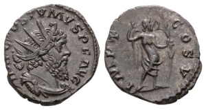 Postumus, Romano-Gallic Emperor BI Antoninianus.