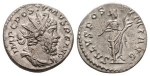 Postumus, Romano-Gallic Emperor AR Antoninianus.