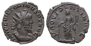 Victorinus, Romano-Gallic Emperor BI Antoninianus.