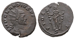 Claudius II Gothicus BI Antoninianus.