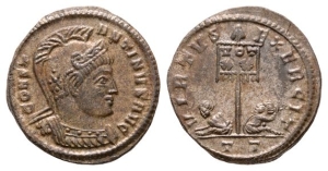 Constantine I the Great BI Nummus.