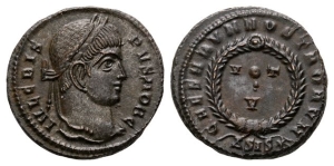 Crispus, as Caesar BI Nummus.