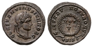 Constantine II, as Caesar BI Nummus.
