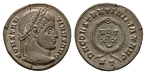 Constantine I the Great BI Nummus.