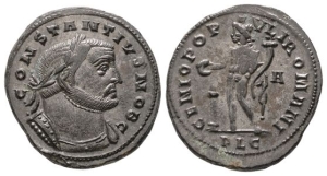Constantius I, as Caesar BI Nummus.