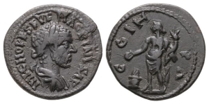 Macrinus AE 23mm of Parium, Mysia.
