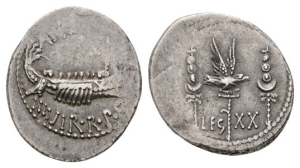 The Triumvirs, Marc Antony AR Denarius.