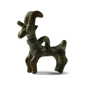 Luristan Bronze Ibex Pendant