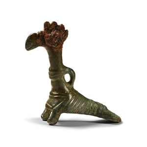 Luristan Bronze Peacock Pendant