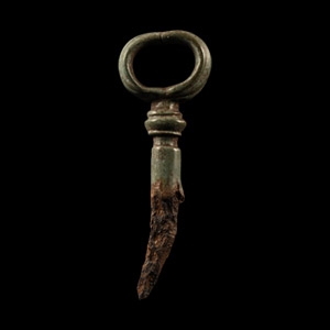 Iron Age Celtic Bronze Lynch Pin Terminal