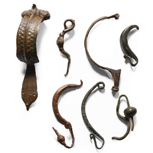 Iron Age and Roman Bronze Bow Brooch Collection