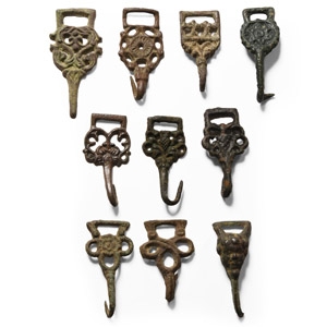 Tudor Published Bronze Clothes Fastener Collection