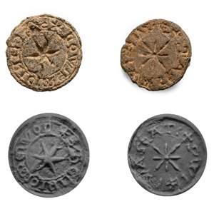 Medieval Lead Seal Matrix Pair