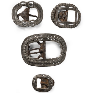 Jacobean Silvered Shoe Buckle Collection