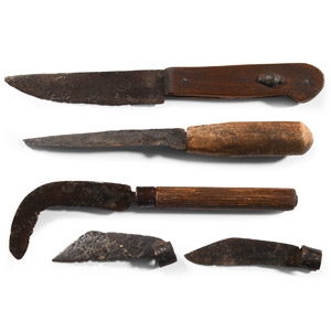 Medieval to Jacobean Period Iron Knife Collection