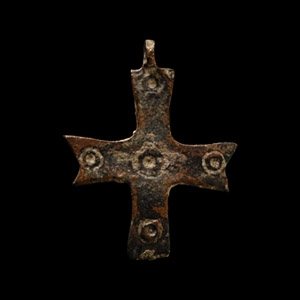 Saxon Published Bronze Cross Pendant