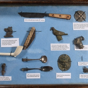 Cased Post Medieval Published Artefacts Collection