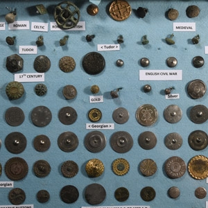 Cased Bronze Age to Post Medieval Published Button Collection