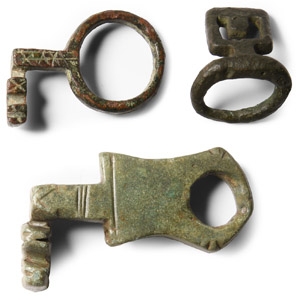 Roman Bronze Key Collection
