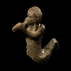 Roman Bronze Triton Mount