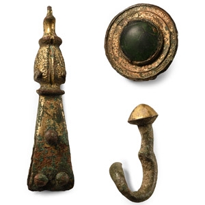 Anglo-Norman and Medieval Gilt Bronze Artefact Collection