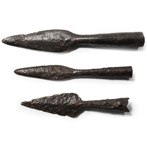 Saxon to Medieval Iron Spearhead Collection