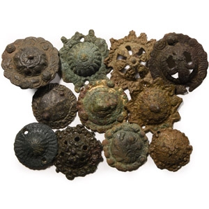 Post Medieval Bronze Horse Harness Mount Collection