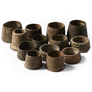 Medieval Bronze Tailors Thimble Collection