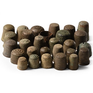 Medieval and Later Bronze Thimble Collection