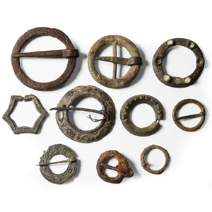 Medieval Bronze Annular Brooch Collection