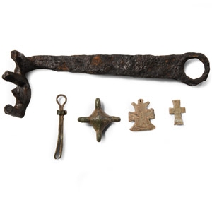 Saxon Lead and Other Artefact Collection