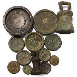 Post Medieval Mixed Bronze Weight Collection