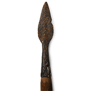 Medieval Iron Spear with Replacement Shaft
