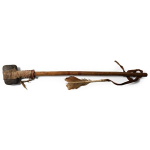 North American Stone and Wood War Hammer