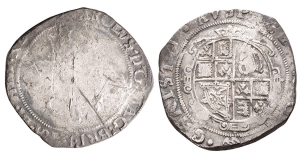 England. Stuart, Charles I AR Halfcrown.