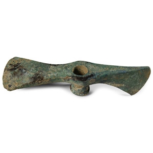 Large Luristan Bronze Adze-Axehead