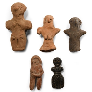 Western Asiatic Terracotta Figurine Group
