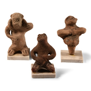 Indus Valley Terracotta Monkey Figurine Group