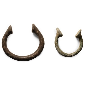 African Slave Trade Manilla Currency Bracelet Group