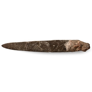 Viking Age Iron Knife with Decoration